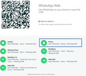 whatsApp-web-IOS