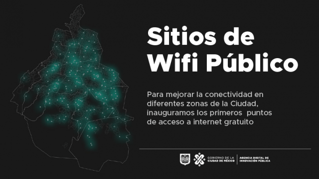 El gobierno de la CDMX inaugura 90 puntos de Wifi gratuito