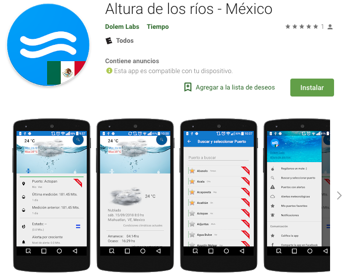 Una app comunitaria y gratuita informa sobre los ríos en México