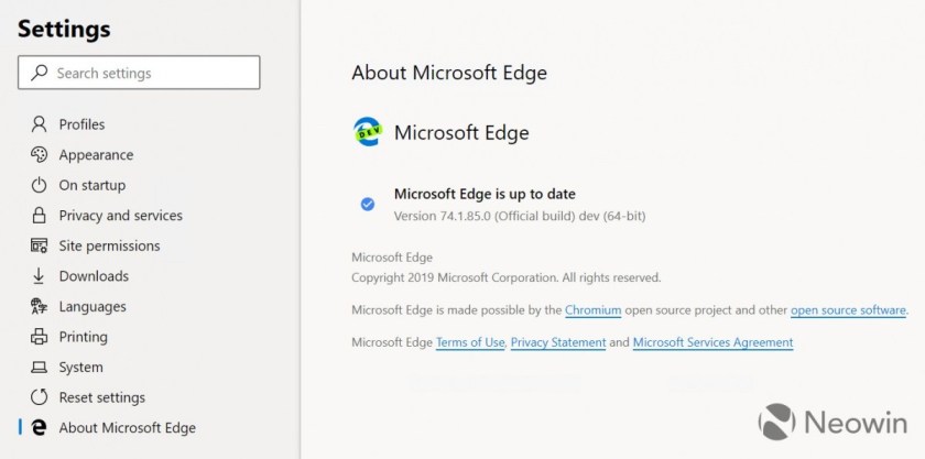 El nuevo navegador Microsoft Edge se parece mucho a Chrome 3