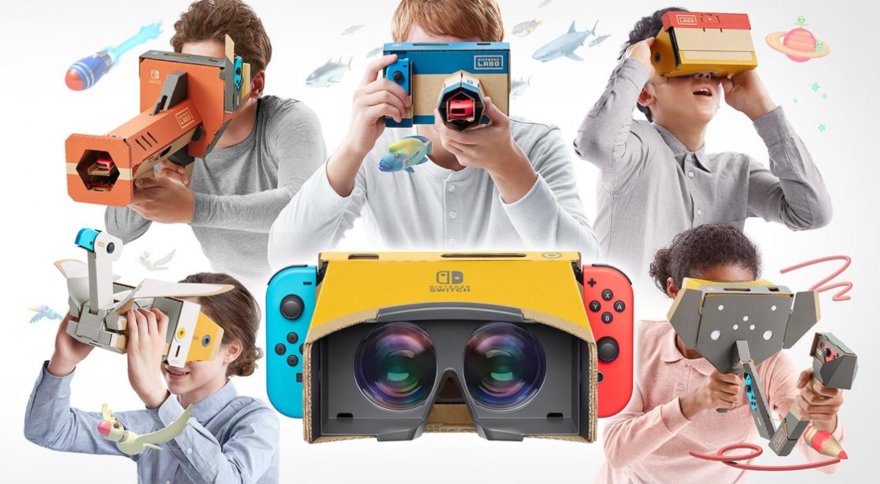La realidad virtual llega al Nintendo Switch con el Labo VR Kit