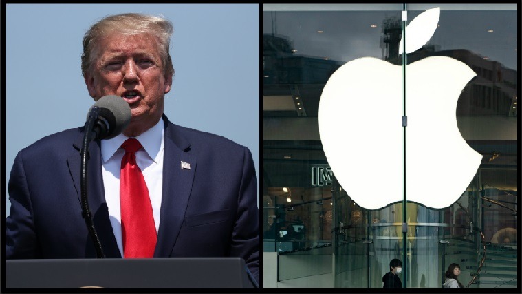 Trump amenaza a Apple con imponer aranceles si fabrica en China