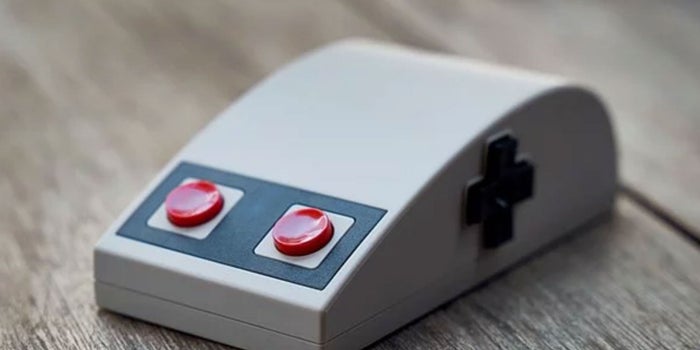 Presentan un mouse inspirado en el NES de 1985