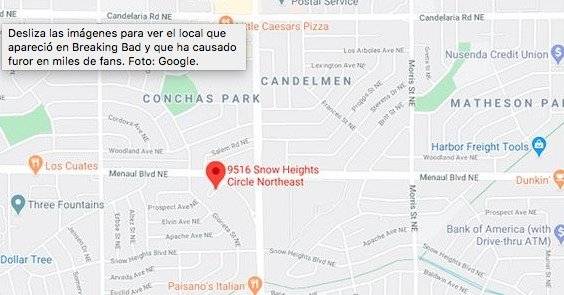 Encuentran en Google Maps el escondite de Heisenberg de Breaking Bad