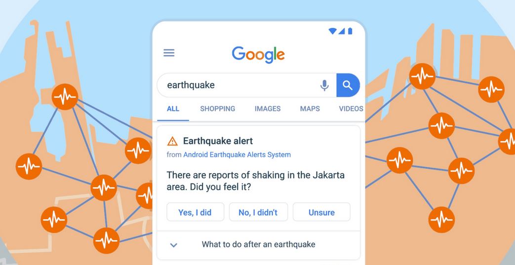 Google anuncia alertas de detección de sismos en Android