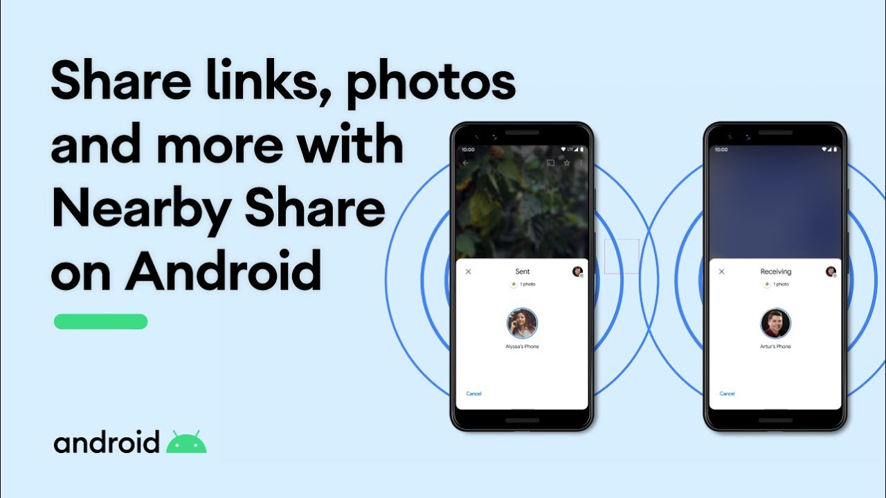 Nearby Share, el AirDrop de Google para dispositivos Android