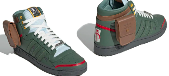 Adidas: Lanza un diseño inspirado en el famoso Boba Fett de Star Wars.