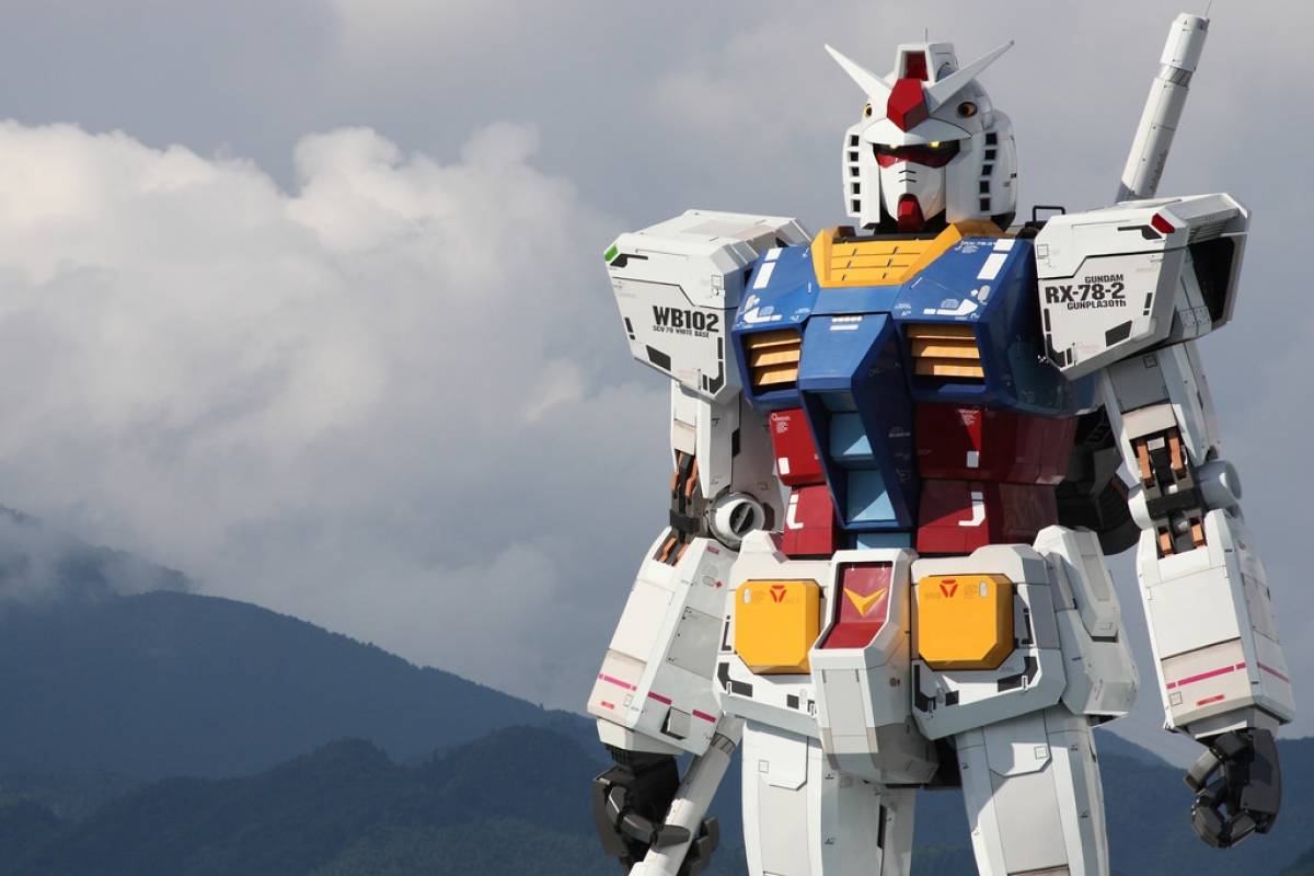 Gundam RX, el robot más grande del mundo, da sus primeros pasos en Japón