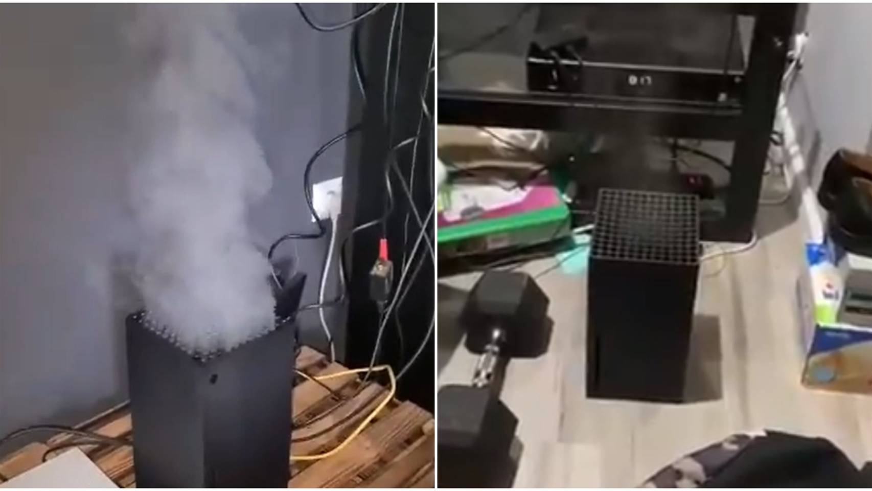 Los videos del Xbox Series X sacando humo son falsos, así lo hicieron