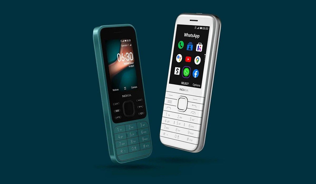 Los viejos Nokia 6300 y Nokia 8000 regresan con 4G y KaiOS